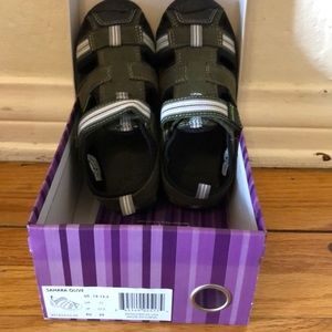 Pediped Sahara Olive Sandal size 12-12.5 (NEW)